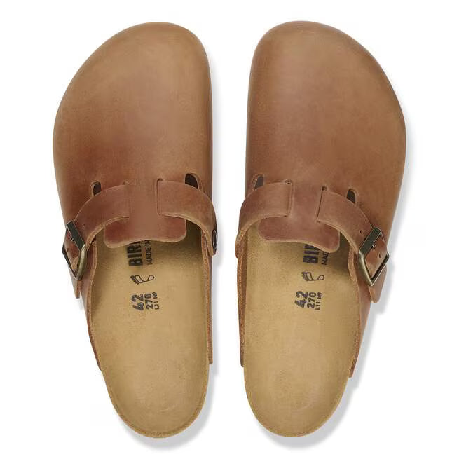 Birkenstock Boston Pelle oliata