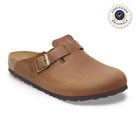 Birkenstock Boston Pelle oliata